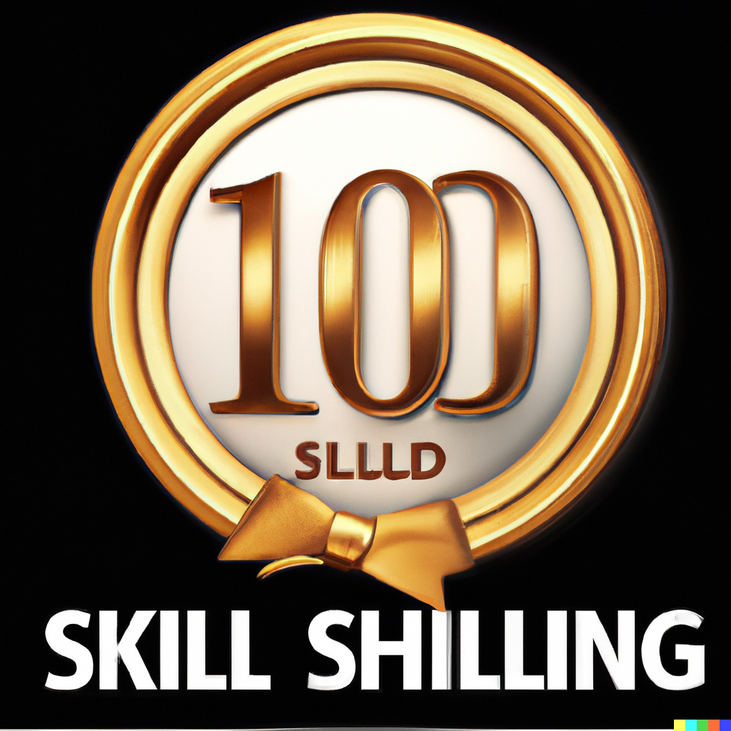 100 Skill Award Created by AI